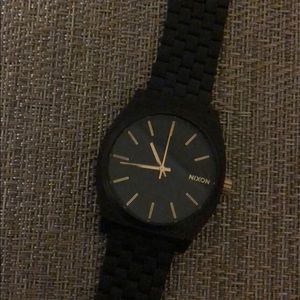 Nixon Time Teller Black/Gold
